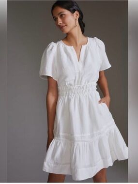 Anthropologie Somerset Mini - white linen